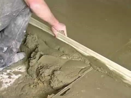 Beton esztrich padló kezük (saját) Beton esztrich padló kezük