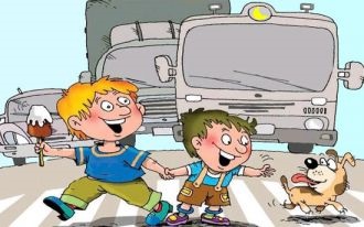 A közúti közlekedés biztonsága játékok gyerekeknek