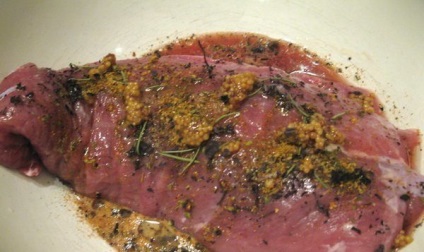 Sült sonka marhahúst a sütőbe és multivarka receptek képekkel