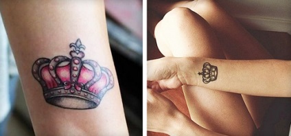Mit jelent a korona tetoválás a csuklóján, egészségügyi és szépségápolási