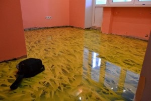 Dekoratív padló töltőanyagok, hogyan kell elvégezni