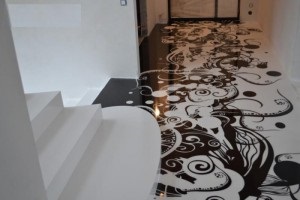 Dekoratív padló töltőanyagok, hogyan kell elvégezni