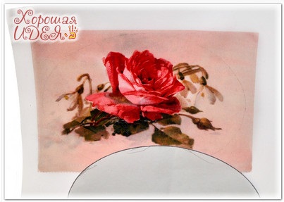 Decoupage doboz Rose Catherine egy jó ötlet (rózsa) Decoupage doboz Rose Catherine jó ötlet