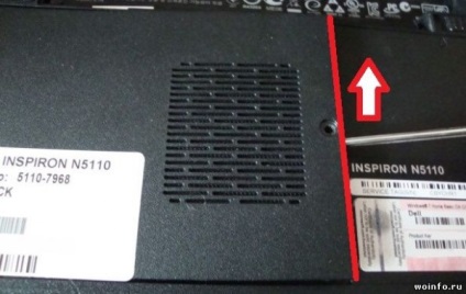 Dell Inspiron n5110 por eltávolításával és hővezető paszta