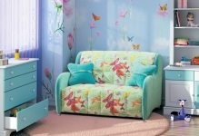 Kanapé a gyerekszobában és fotó kanapé, kanapé ortopéd matrac, heverő