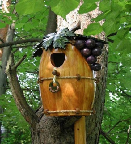 Tervező birdhouses kerti dekoráció - fotó