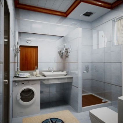 Fürdőszoba tervezés öt szintes lakás mosógéppel tippeket szakemberek