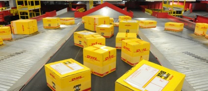 Termékek szállítása a Kínából érkező DHL Express - követés parcellák aliekspress