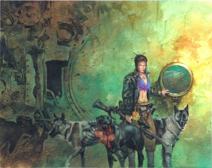 Fantasy művész festménye Deyva Dormana, művészeti, világ-fi és fantasy