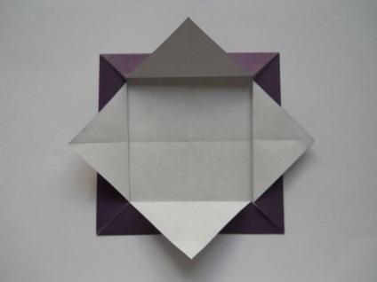 Violet - virágok origami - figurák papírból saját kezűleg