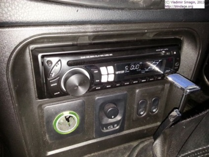 Int 21h - telepítés rádió és a hangszórók Chevrolet Niva glc