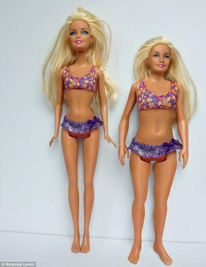 Hogy nézne ki Barbie, ha ő alakja egy igazi nő - egy gyermek - anyám klub