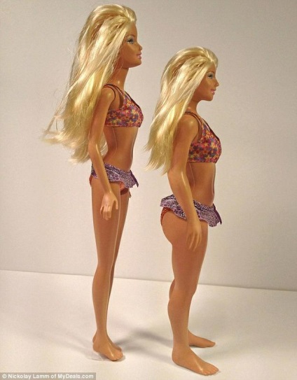 Hogy nézne ki Barbie, ha ő alakja egy igazi nő - egy gyermek - anyám klub