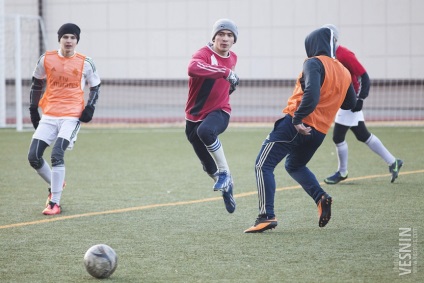 Hogyan kell szedni a képeket a sport, mint én fényképezni foci - blog Sergey Vesnina