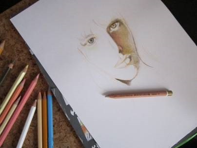 Hogyan kell felhívni a portré színes ceruzák (portrait) Hogyan kell felhívni a portré színes ceruzák