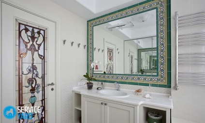 Hogyan akasztani egy tükör a fürdőszoba csempék, serviceyard-kényelmes otthon kéznél