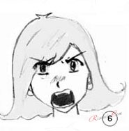 Hogyan rajzoljunk Anime érzelmek, ceruzarajzokkal szakaszokban