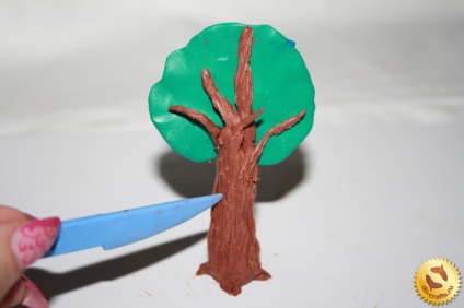 Як зліпити дерево з пластиліну своїми руками, зробити майстер клас покроково з фото