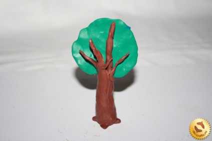 Як зліпити дерево з пластиліну своїми руками, зробити майстер клас покроково з фото
