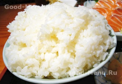 Főzni sushi rizs - egy recept lépésről lépésre fotók
