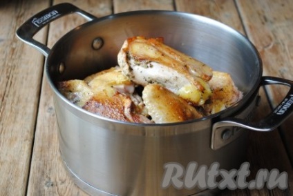 Hogyan finom főzni házi csirke - recept fotókkal