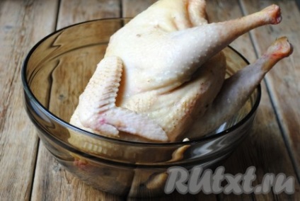 Hogyan finom főzni házi csirke - recept fotókkal