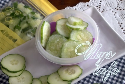 Як заморозити огірки на зиму - рецепт з фото