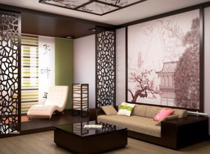 Kínai stílusú a belső kialakítás a hálószoba fotó