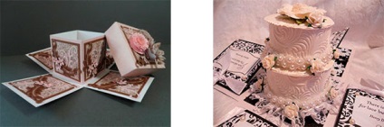 Doboz meglepetés - lépésről lépésre mester osztály scrapbooking (doboz) Doboz meglepetés - lépésről lépésre mester osztály scrapbooking
