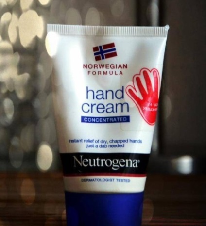Cream Neutrogena norvég formula kezet és arcot, vélemények