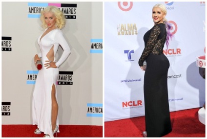 Christina Aguilera előtt és után a műanyag és a súlygyarapodás, fotó és videó