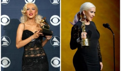Christina Aguilera előtt és után a műanyag és a súlygyarapodás, fotó és videó