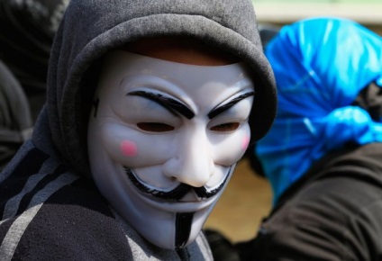 Anonymous maszk - a forrása a jó hangulat