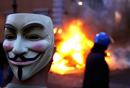 Anonymous maszk - a forrása a jó hangulat