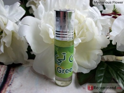 Olaj parfüm Zahra zöld tea - «Tavaszi illat, frissesség a fiatalok! Zahra zöld tea is
