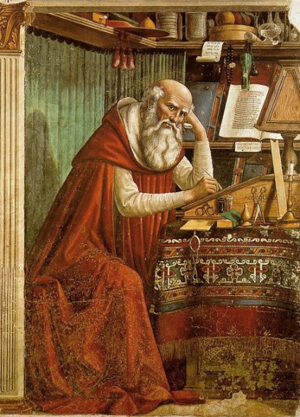 Művész műhely (atelier scriptoriumban) művész műhely