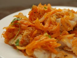 Pollack a sárgarépa és a hagyma a kemencében - egy lépésről lépésre recept (főzés) Pollack a sárgarépa és a hagyma a kemencében - egy lépésről lépésre recept
