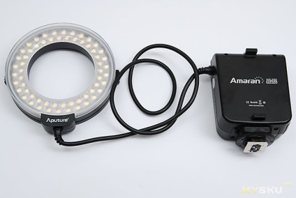 Áttekintés gyűrű LED villog makro aputure amaran ahl-N60