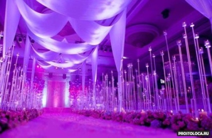 Dekoráció esküvői terem