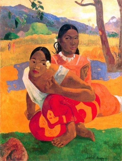 Leírás Paul Gauguin „amikor az esküvő” (ha házas)