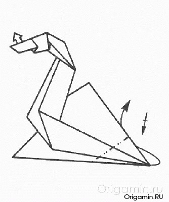 Origami Goose papír - szól origami