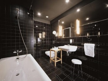 Világítás a fürdőszobában szoba fotók, grafikonok, opciók, design