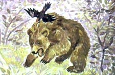 Visszajelzés mese ovskogo - sűrű medve