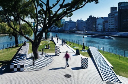 Парки Японії - шаховий парк в осаці, http