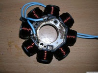 Módosítása a feszültségszabályozó és generátor tekercselés robogó suzuki (generátor) Módosítása a feszültségszabályozó és generátor tekercselés robogó suzuki