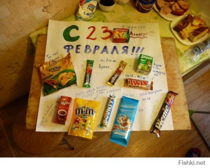Plakátok a saját kezével a srác (srác) Plakátok kezével srác