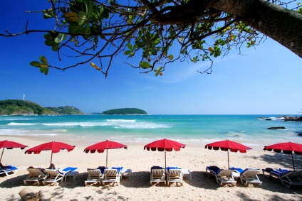 Phuket strandok a szállodától (repülőtér kap egy) Phuket strandok szállodák