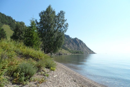 A természet Bajkál, egyedülálló tó táj a képzelet