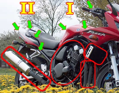 Rider csík (sürgősségi) szalag motoros