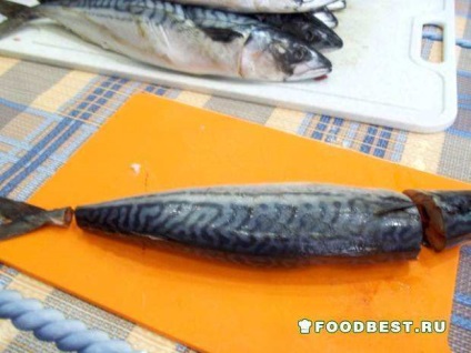 Recept makréla sütött a tűz a kandallóban (sült) Recept makréla sütött a tűz a kandallóban